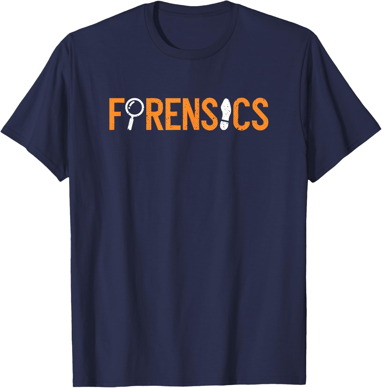 Forensics CSI Crime Scene Investigator Forensic Science T-Shirt - T-Shirt | Navy