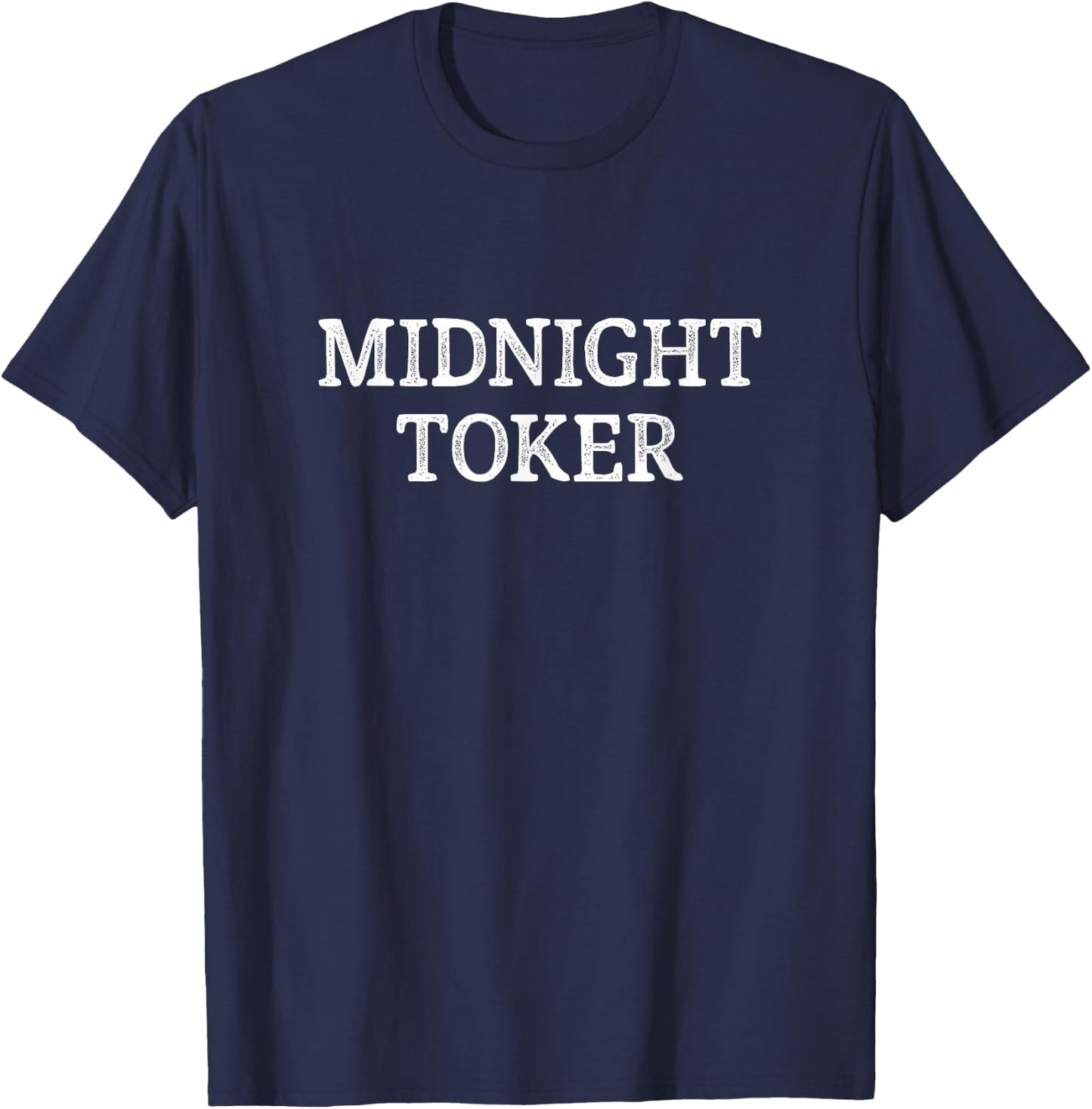 Midnight Toker - Vintage Style T-Shirt - T-Shirt | Navy