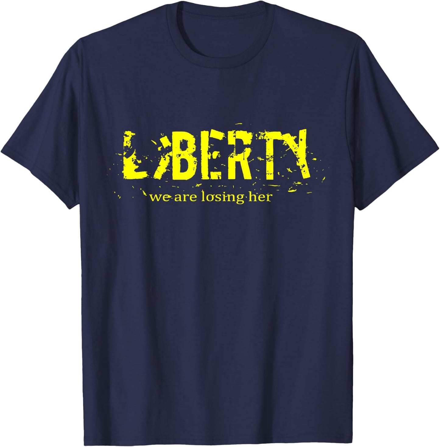 Liberty & Freedom T Shirt gift , Women and Children T-Shirt - T-Shirt | Navy
