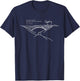 Places Around The World: New River Gorge National Park T-Shirt - T-Shirt | Navy