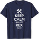 REX Fix Quote Funny Birthday Personalized Name Gift T-Shirt - T-Shirt | Navy