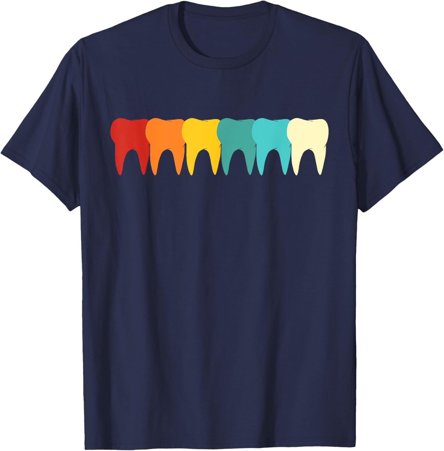 Retro Teeth T-Shirt - T-Shirt | Navy