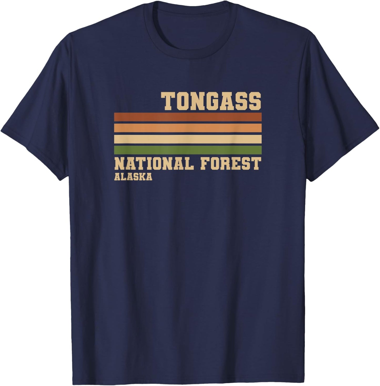 Tongass National Forest T-Shirt - T-Shirt | Navy