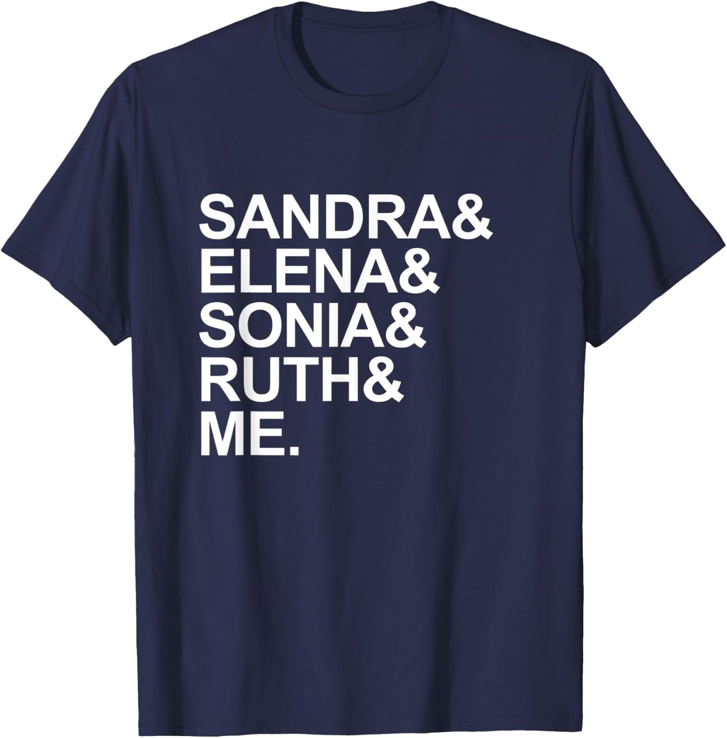 US Supreme Court RBG Justice Female T-Shirt - T-Shirt | Navy