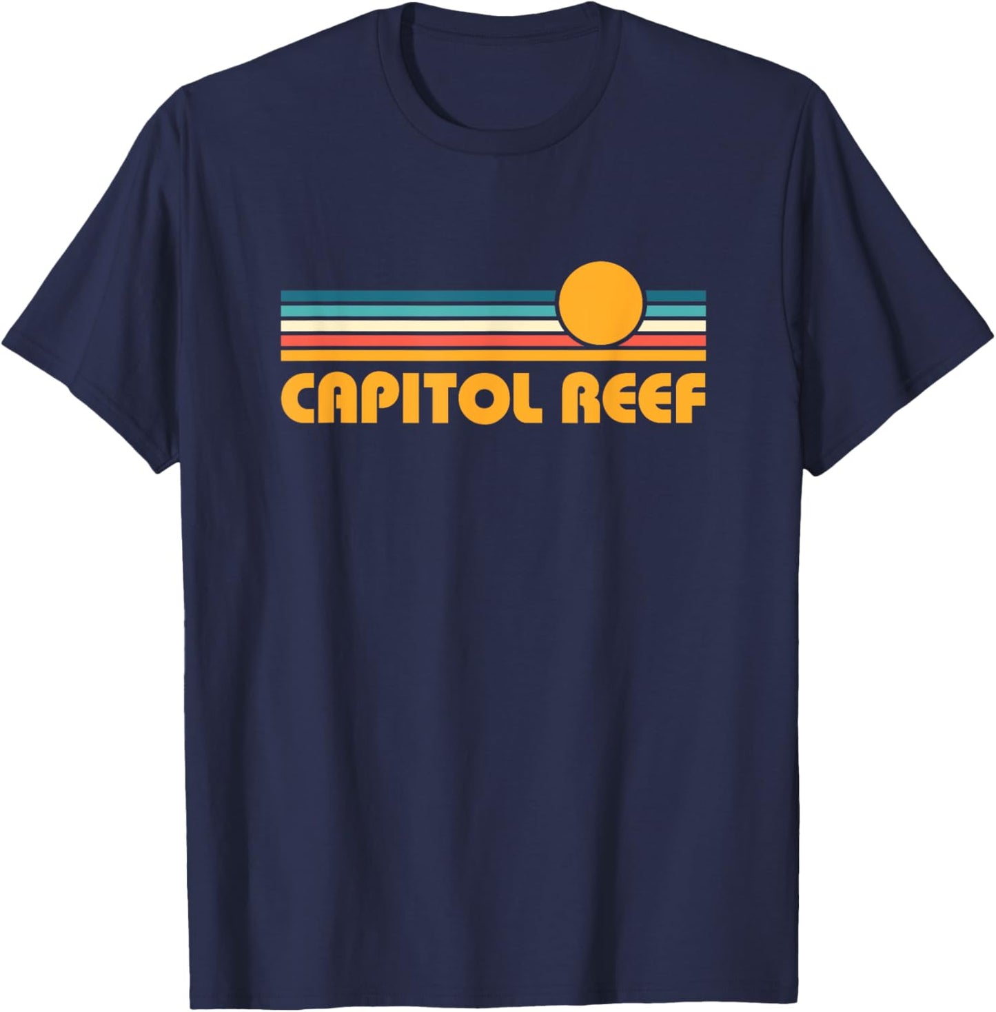 Capitol Reef National Park Sunset T-Shirt - T-Shirt | Navy