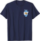 Argentina Flag Pride Anatomical Heart Soccer Sport Player T-Shirt - T-Shirt | Navy