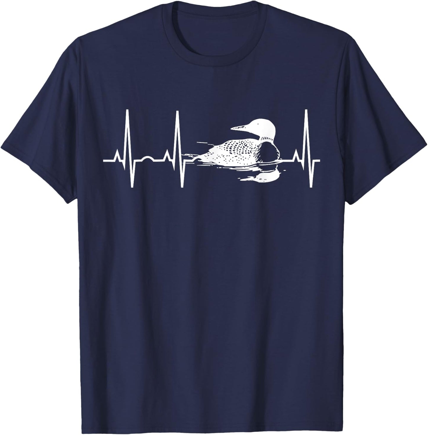 Common Loon Shirt - I Love Loons Gift Birders T-Shirt - T-Shirt | Navy