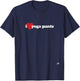 I Love Yoga Pants - I Heart Yoga T-Shirt - T-Shirt | Navy