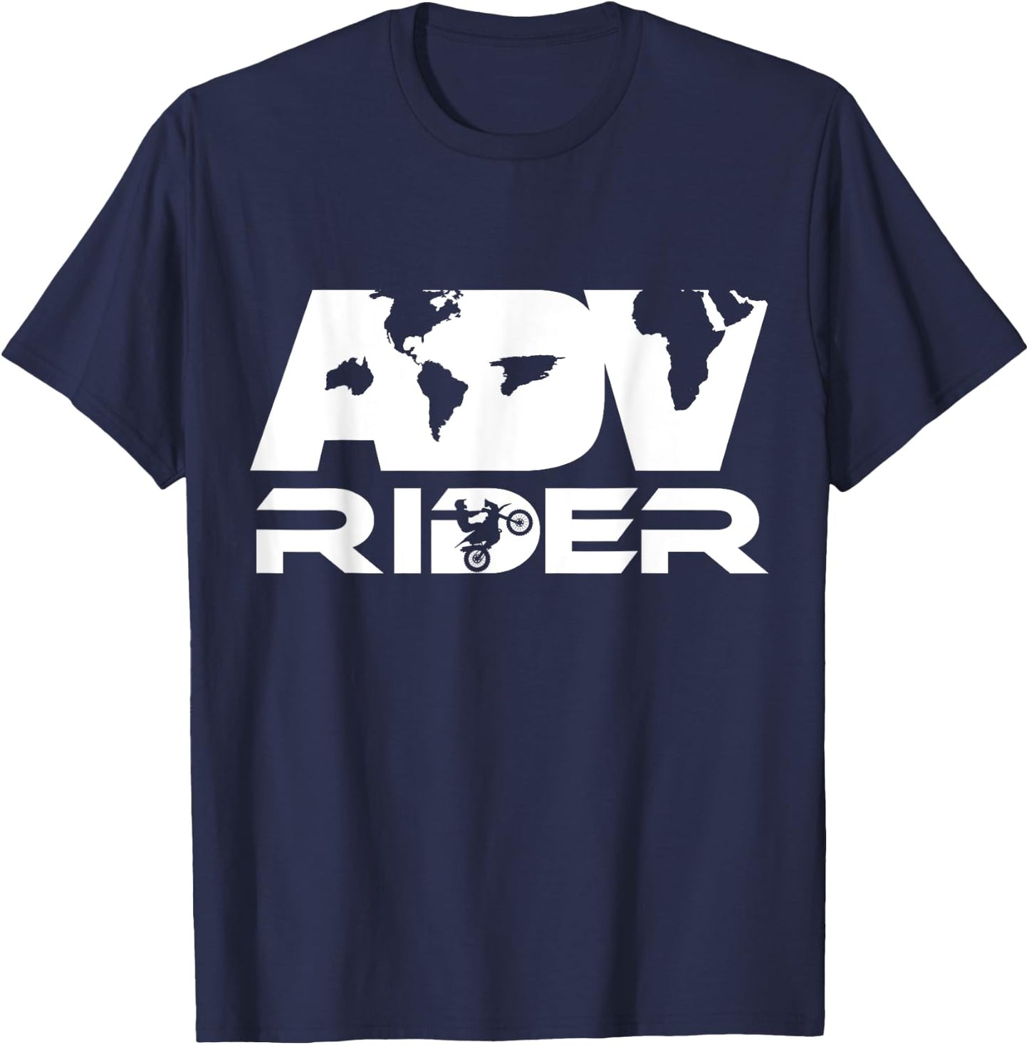 Adventure Bike for Adventure Rider T-Shirt - T-Shirt | Navy