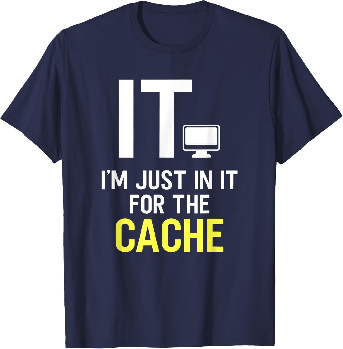 Tech Support IT Helpdesk Computer Geeks Funny T-Shirt - T-Shirt | Navy