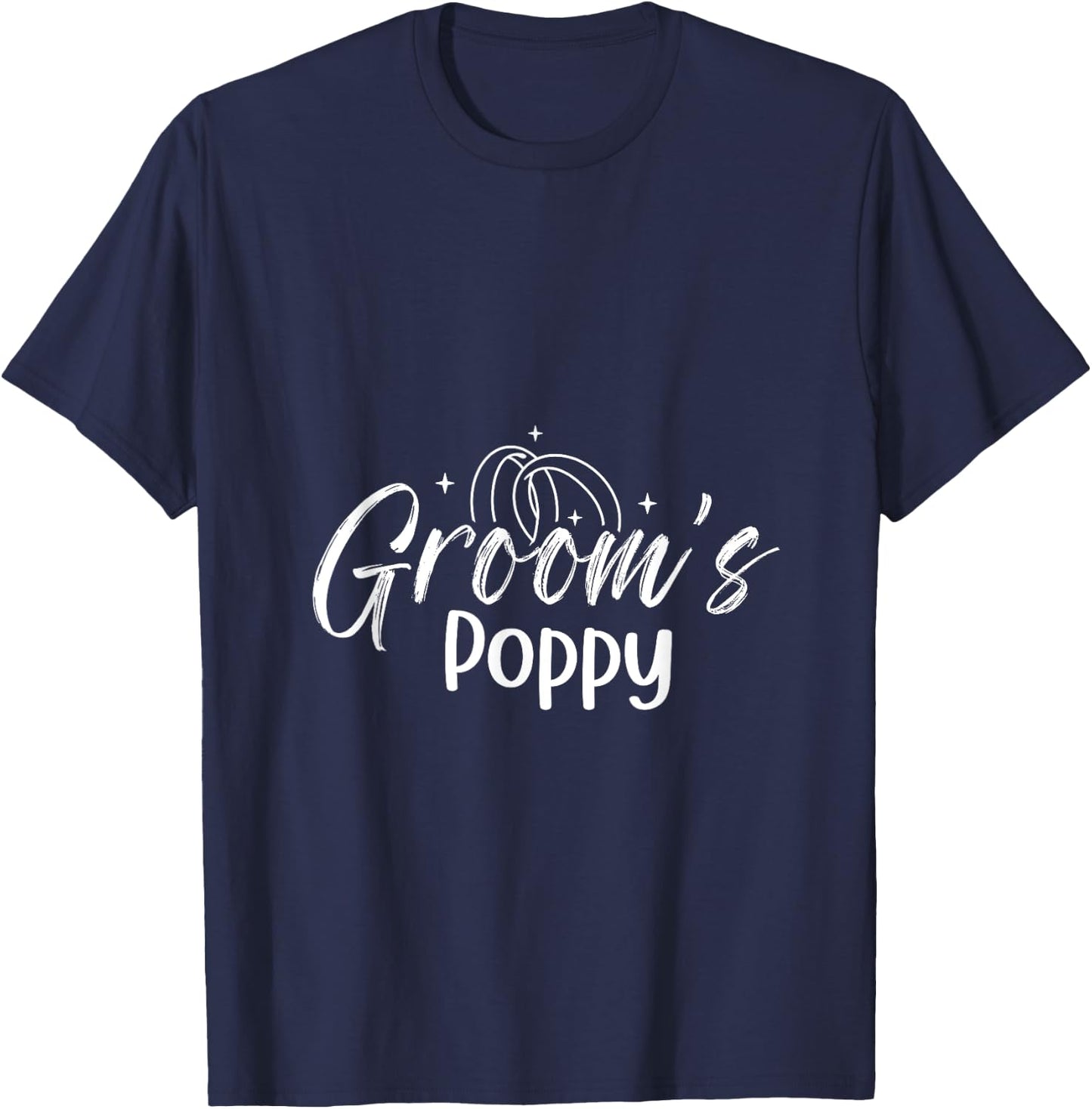 Marriage - Groom's Poppy T-Shirt - T-Shirt | Navy