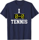 I Love Tennis - Funny I 0-0 Tennis Scoring Board Gift T-Shirt - T-Shirt | Navy