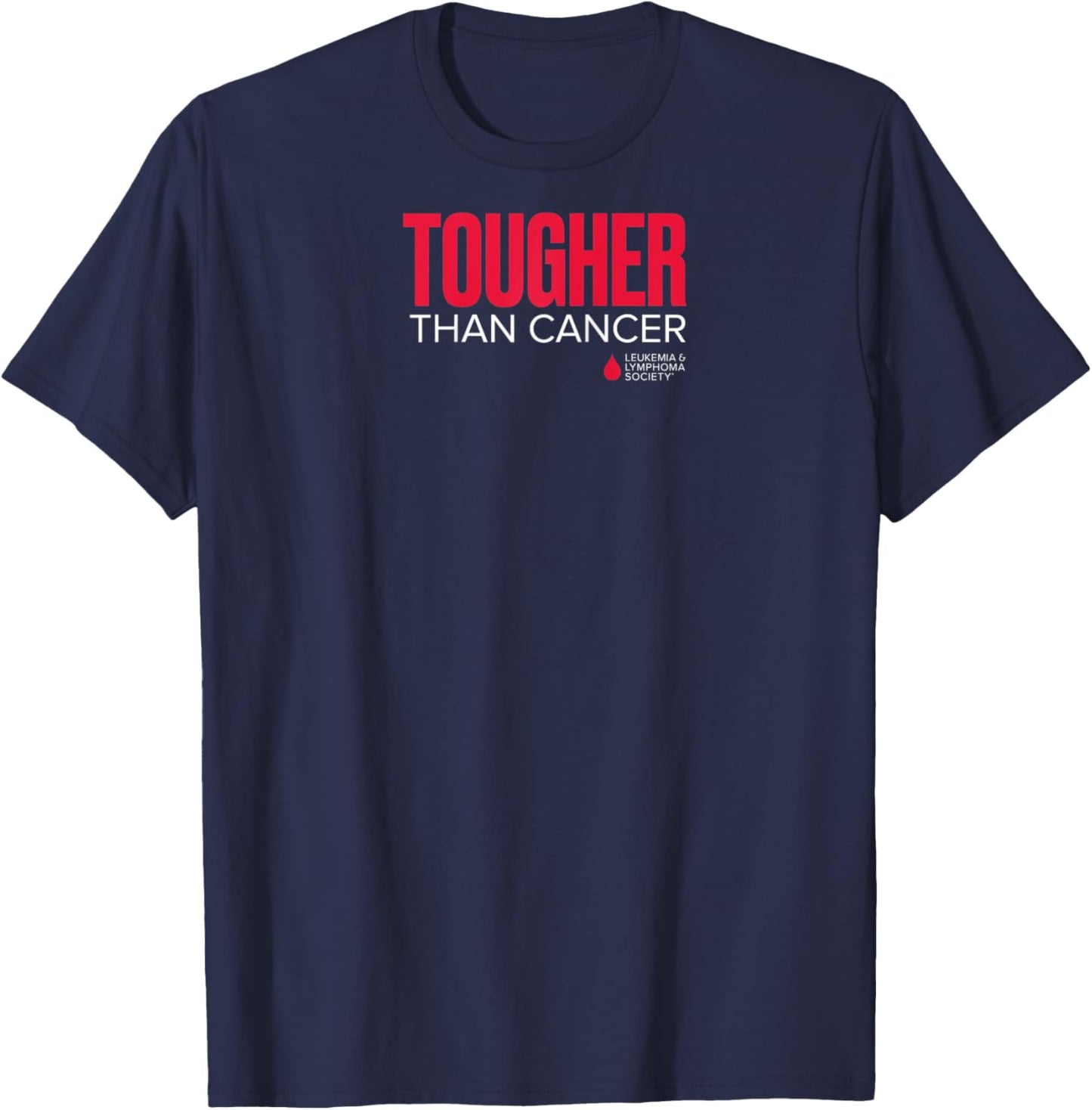LLS - Tougher Than Cancer Raglan Baseball T-Shirt - T-Shirt | Navy