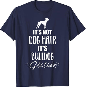 It's not dog hair, it's American Bulldog Women Girls Kids T-Shirt - T-Shirt | Navy