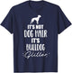 It's not dog hair, it's American Bulldog Women Girls Kids T-Shirt - T-Shirt | Navy