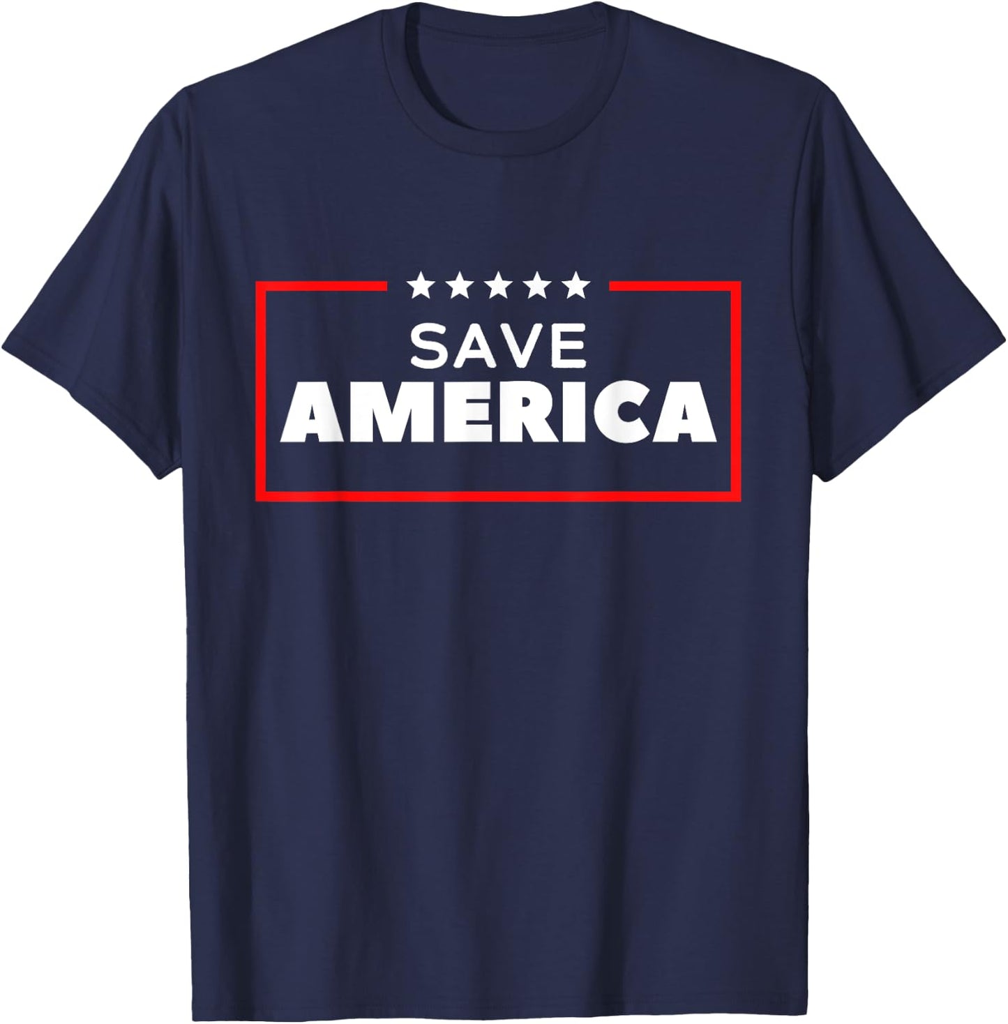 Save America USA American Patriot T-Shirt - T-Shirt | Navy