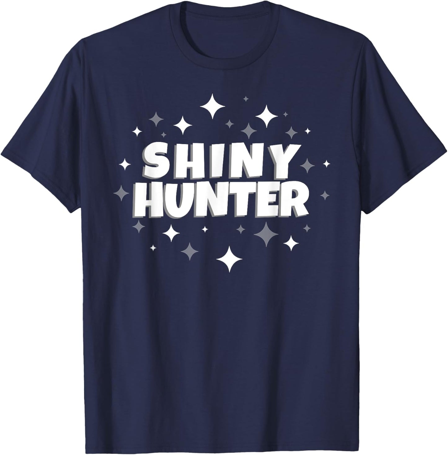Shiny Hunter Funny Gamer T-Shirt - T-Shirt | Navy