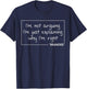 BRANDEE Gift Quote Personalized Name Funny Birthday Joke T-Shirt - T-Shirt | Navy