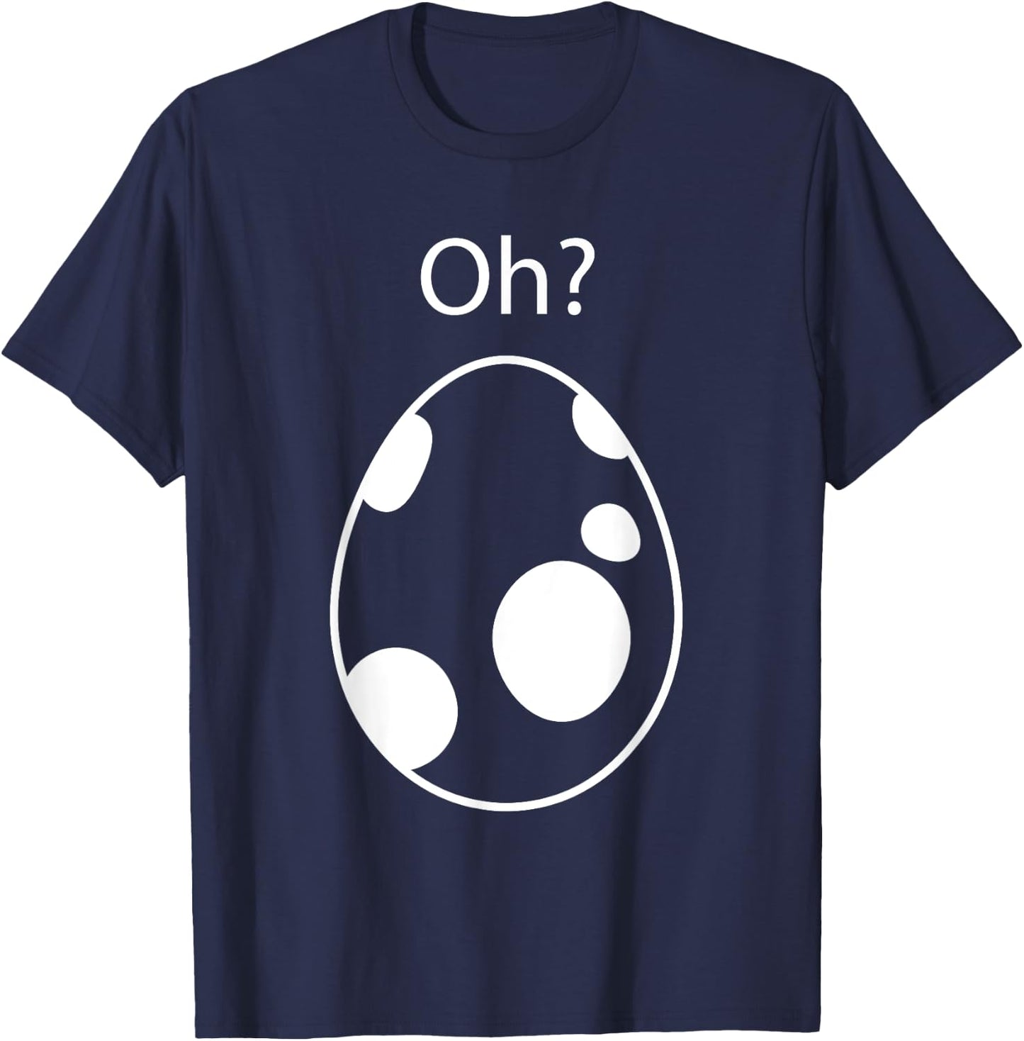 Hatching Egg Oh? Gamer T-Shirt - T-Shirt | Navy