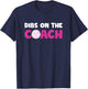 Dibs On The Coach Funny Wife or Girlfriend Volleyball Coach T-Shirt - T-Shirt | Navy