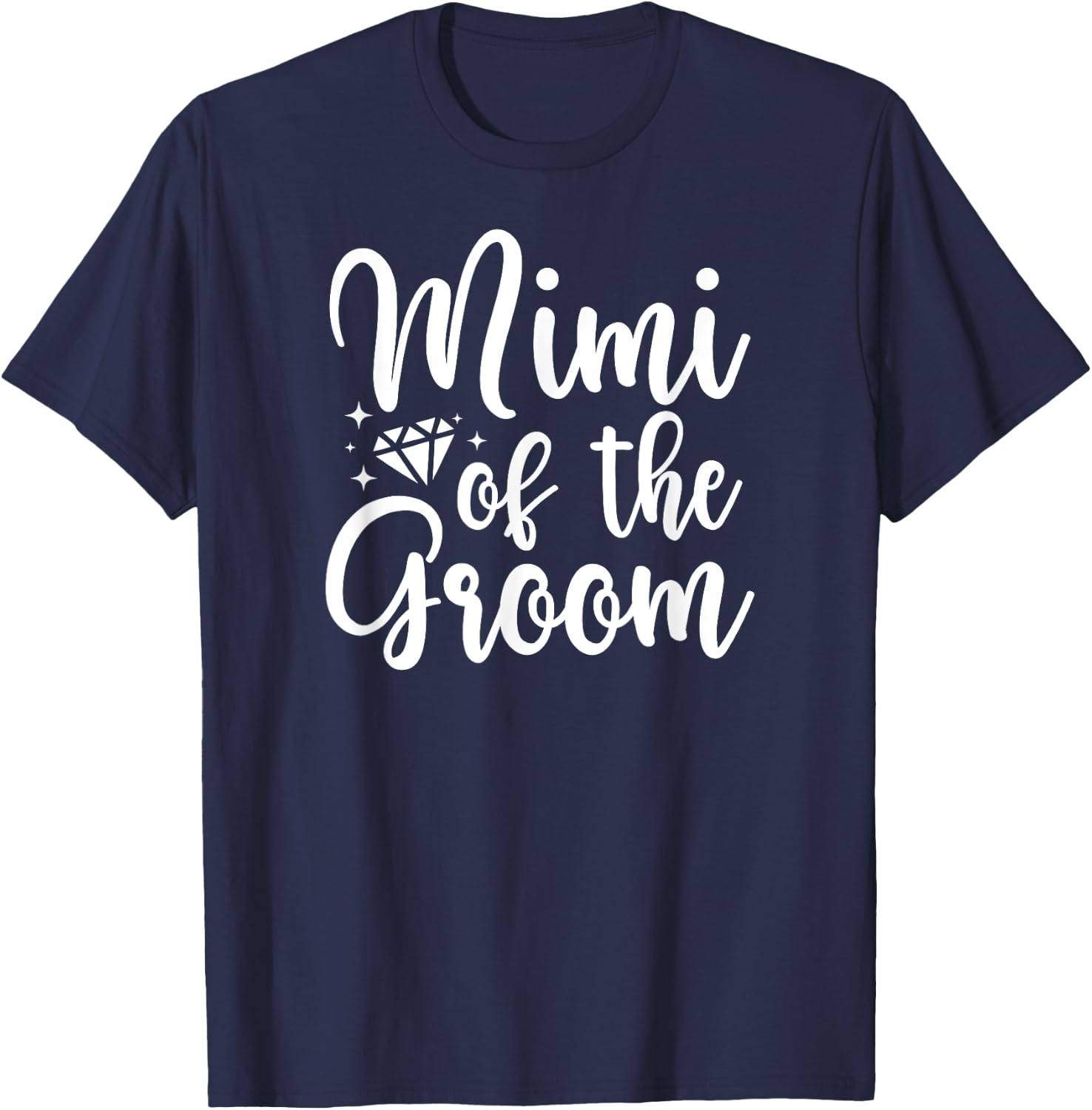 Proud Groom's Mimi Grandma T-Shirt - T-Shirt | Navy