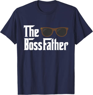 Mini Boss Father Mother Son Daughter Baby Matching T-Shirt - T-Shirt | Navy