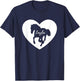 Layla Horse Lover Shirt for Girls Named Layla Loves Horses T-Shirt - T-Shirt | Navy