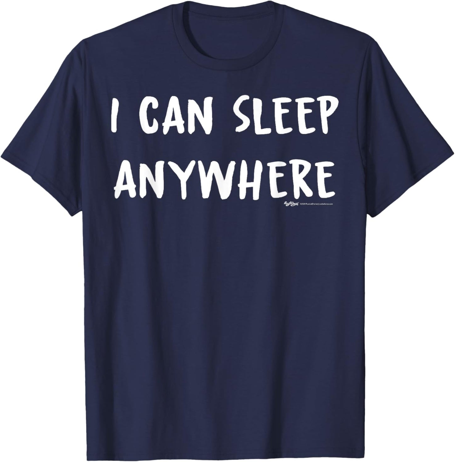 I Can Sleep Anywhere Nap T-Shirt - T-Shirt | Navy