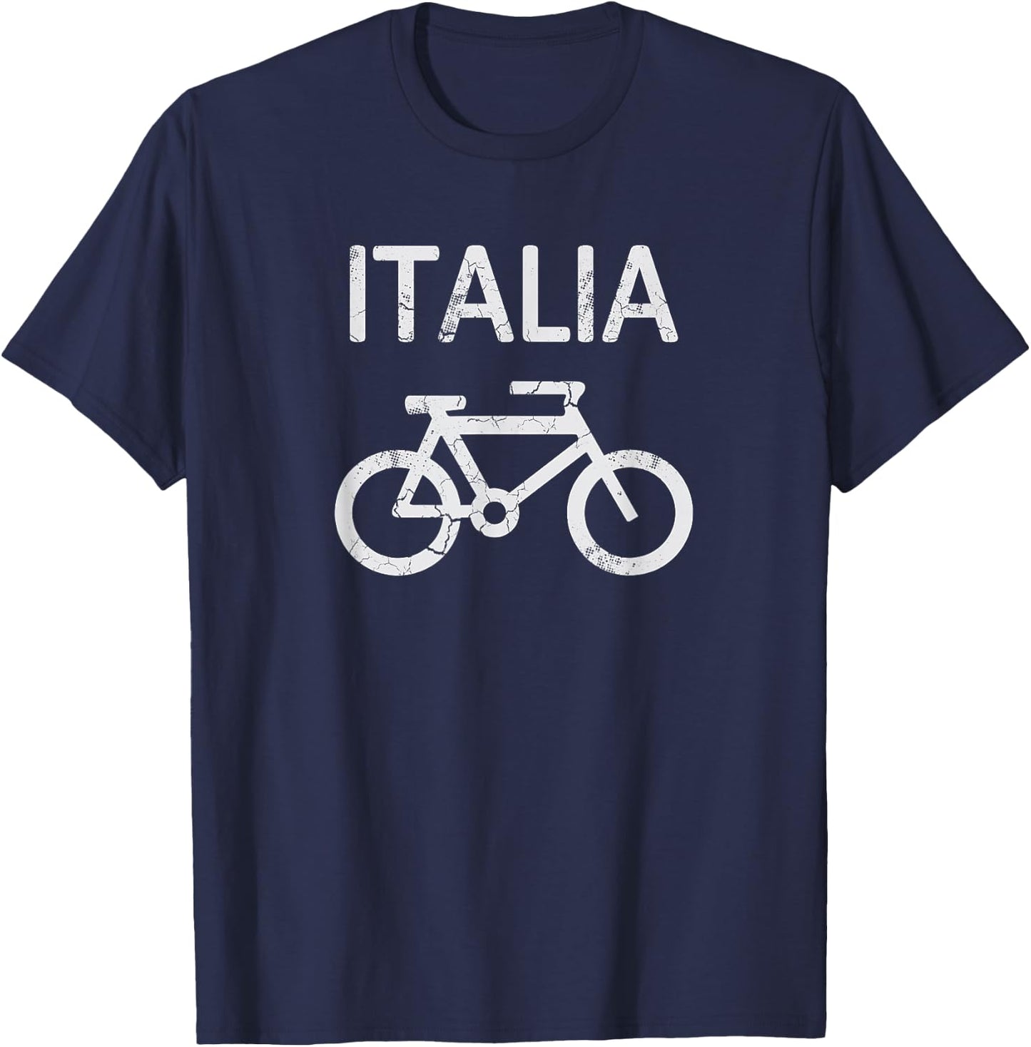 Italia Bike Bicycle Italy Italian T-Shirt - T-Shirt | Navy