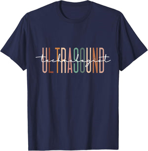Ultrasound Technologist Sonography Ultrasound Tech T-Shirt - T-Shirt | Navy