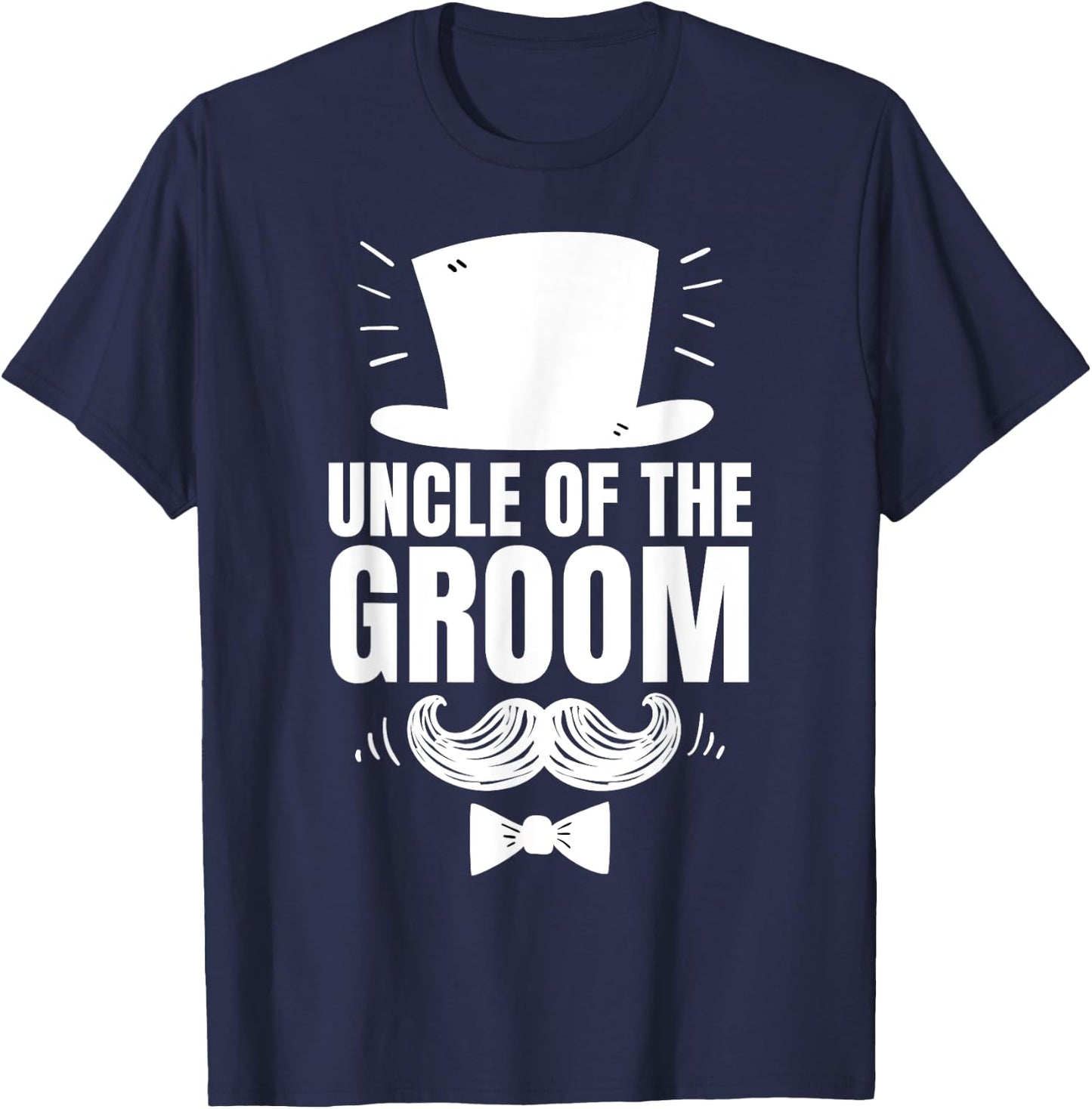 Uncle of The Groom For Wedding Groom's Uncle T-Shirt - T-Shirt | Navy