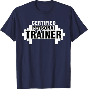 Certified Personal Trainer Shirts Personal Trainer T-Shirt - T-Shirt | Navy