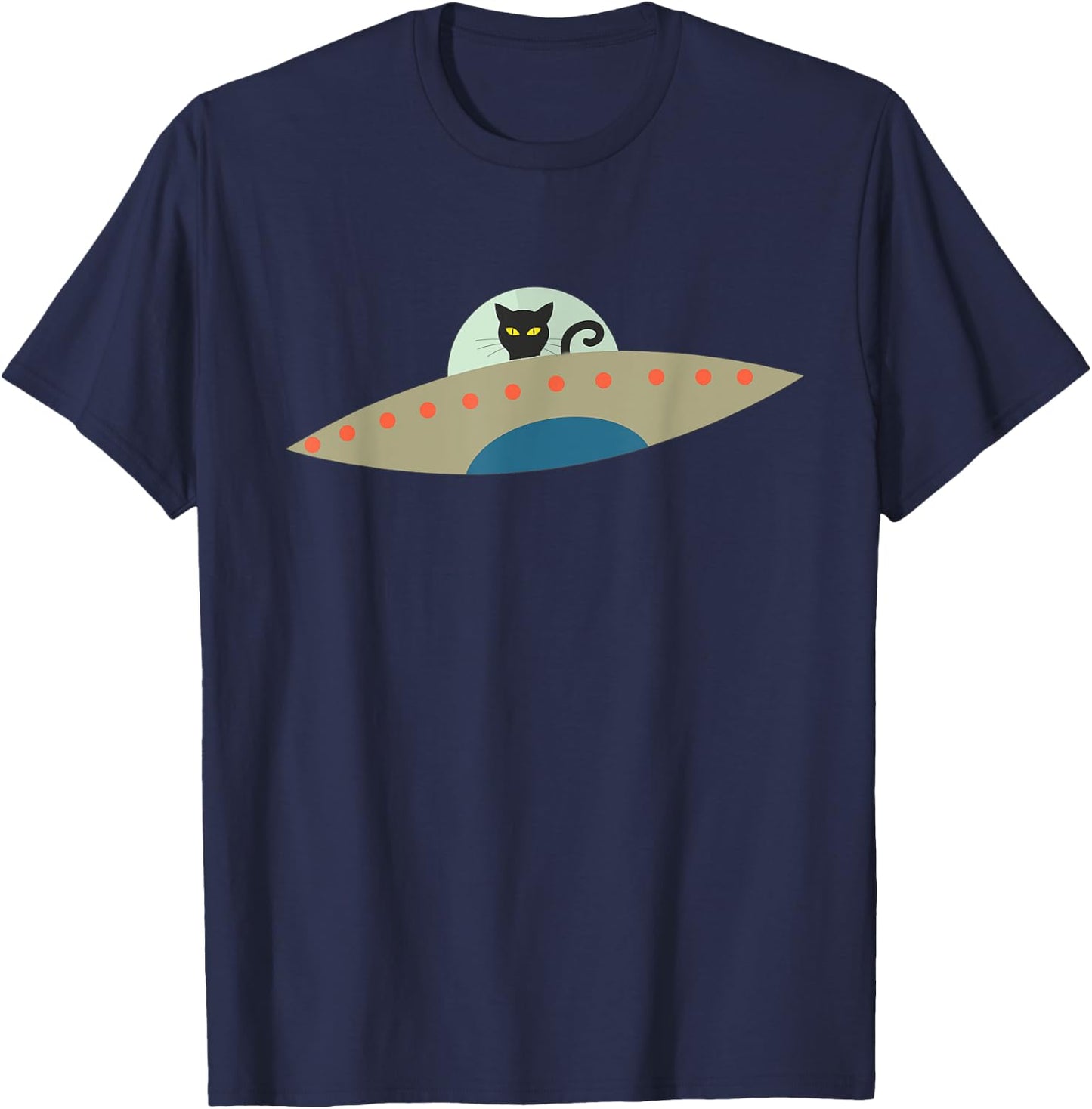 Alien Cat , Alien Cat Shirt T-Shirt - T-Shirt | Navy