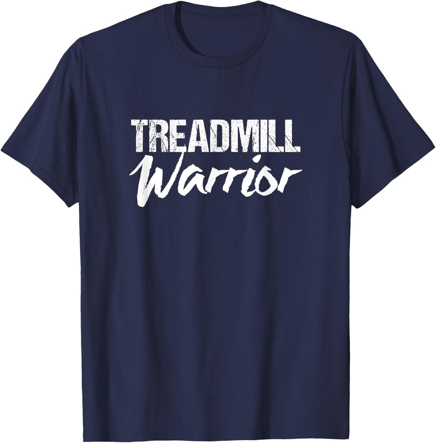 Treadmill Machine | Treadmill Warrior T-Shirt - T-Shirt | Navy