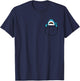 Shark Pocket Animal Pets Funny Shark Gift & Kids T-Shirt - T-Shirt | Navy
