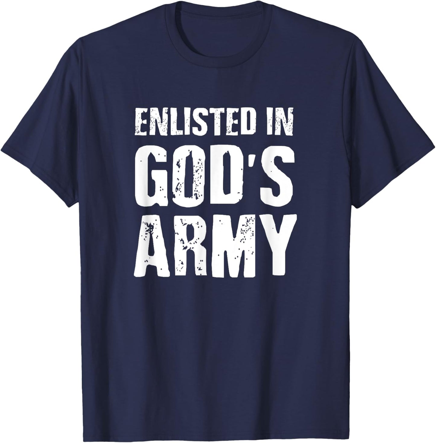 Gods Army - Scripture Shirts Women - Bible Verse T-Shirt - T-Shirt | Navy