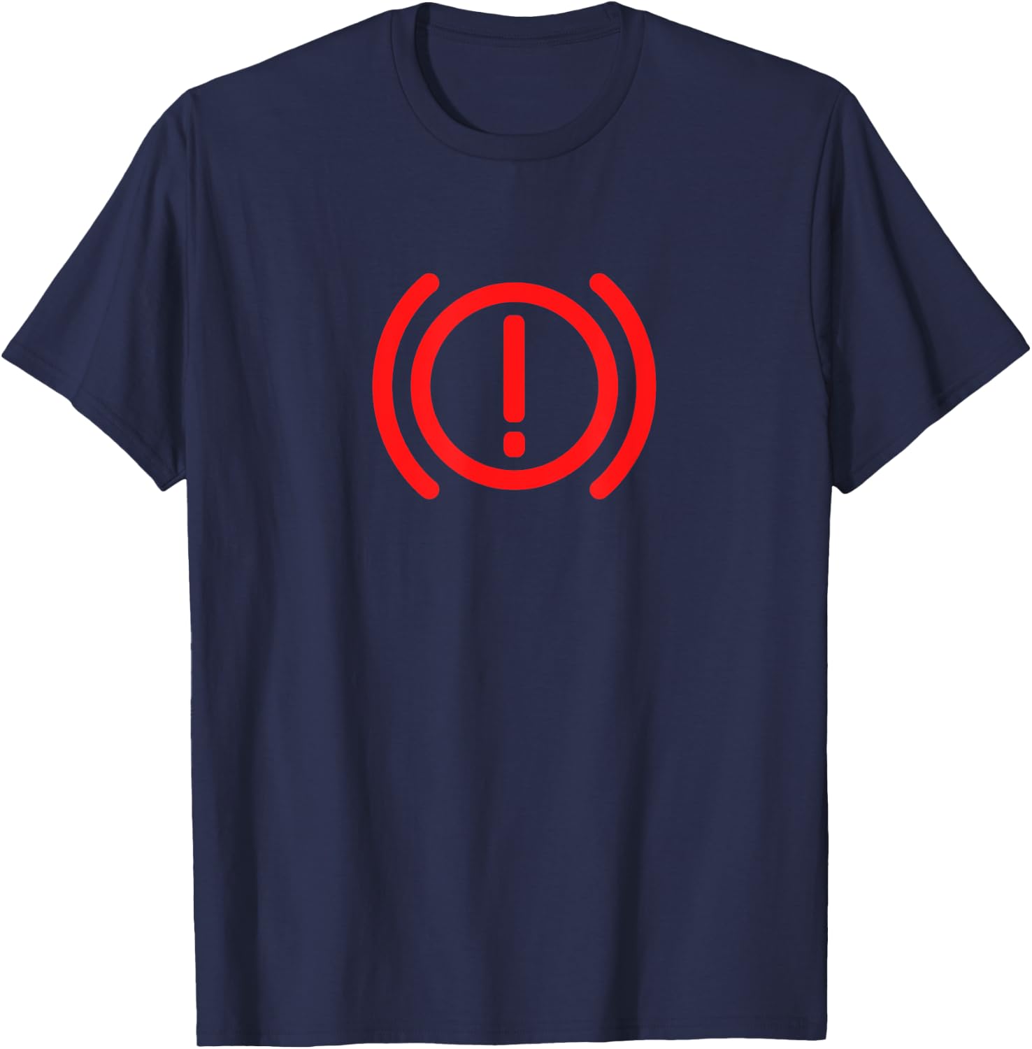 Sarcastic Brake System Warning Light - for Auto Mechanic T-Shirt - T-Shirt | Navy