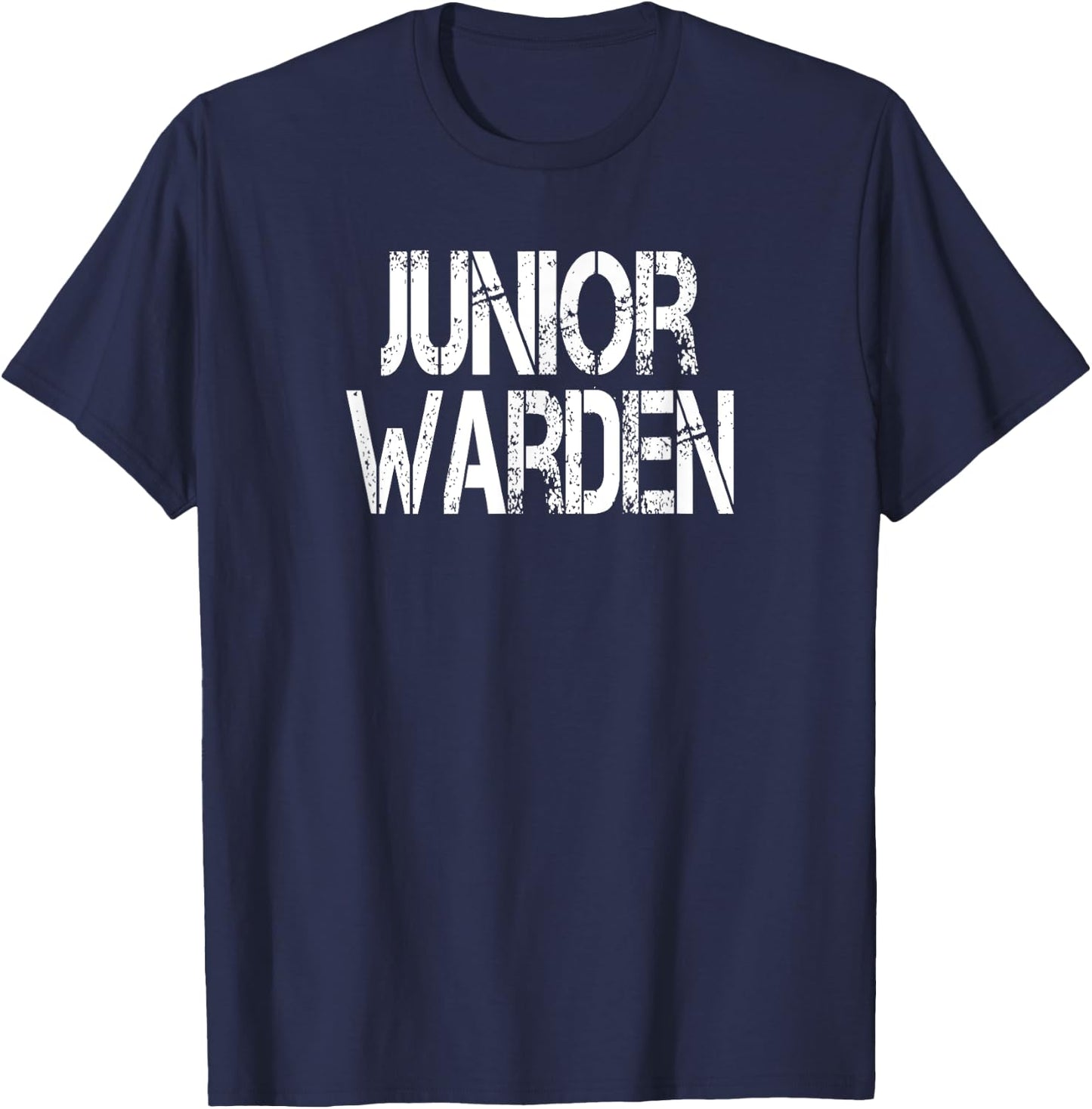 Junior Warden Halloween Costume Game Fish T-Shirt - T-Shirt | Navy