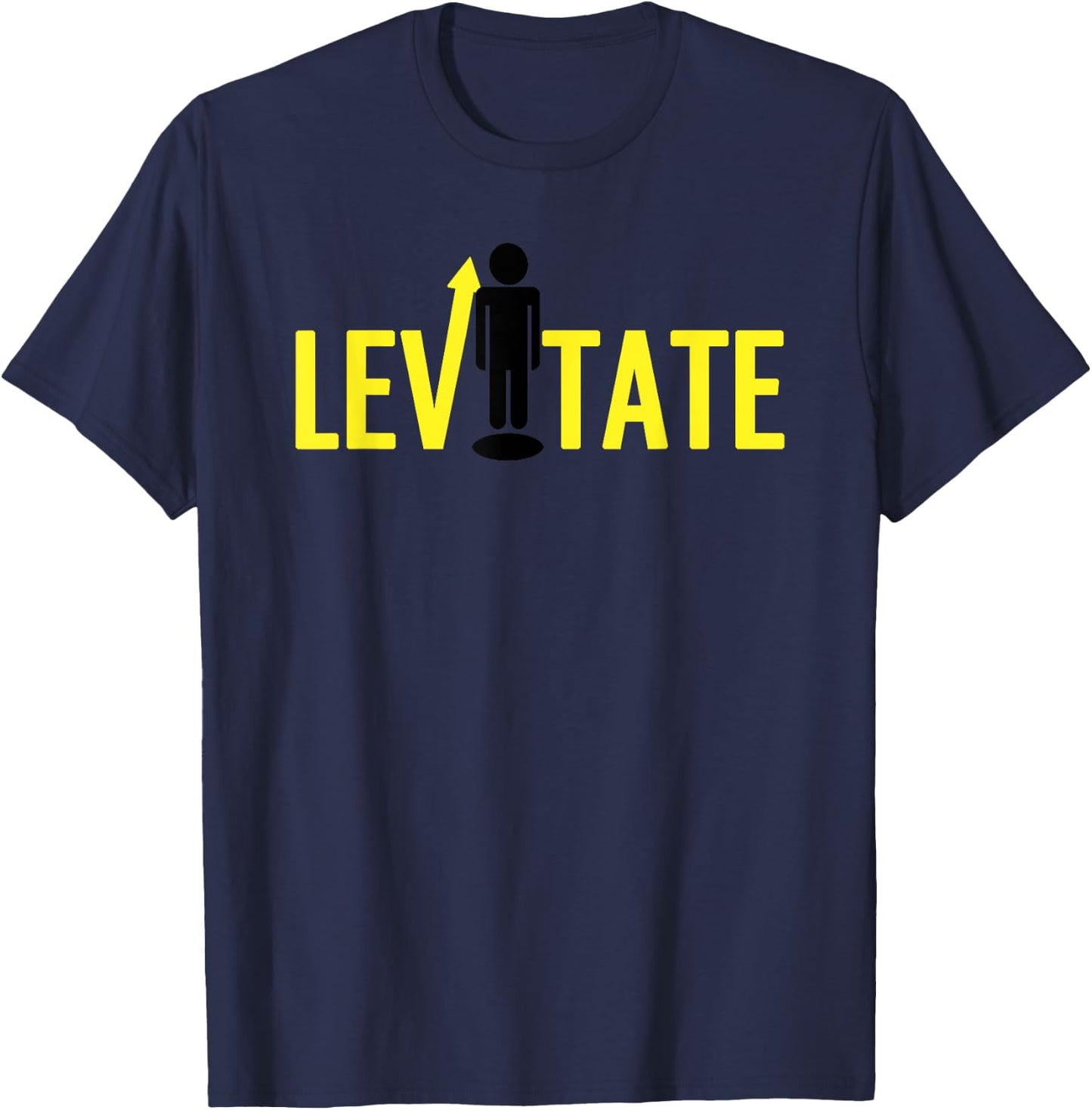 Levitate Inspirational T-Shirt - T-Shirt | Navy