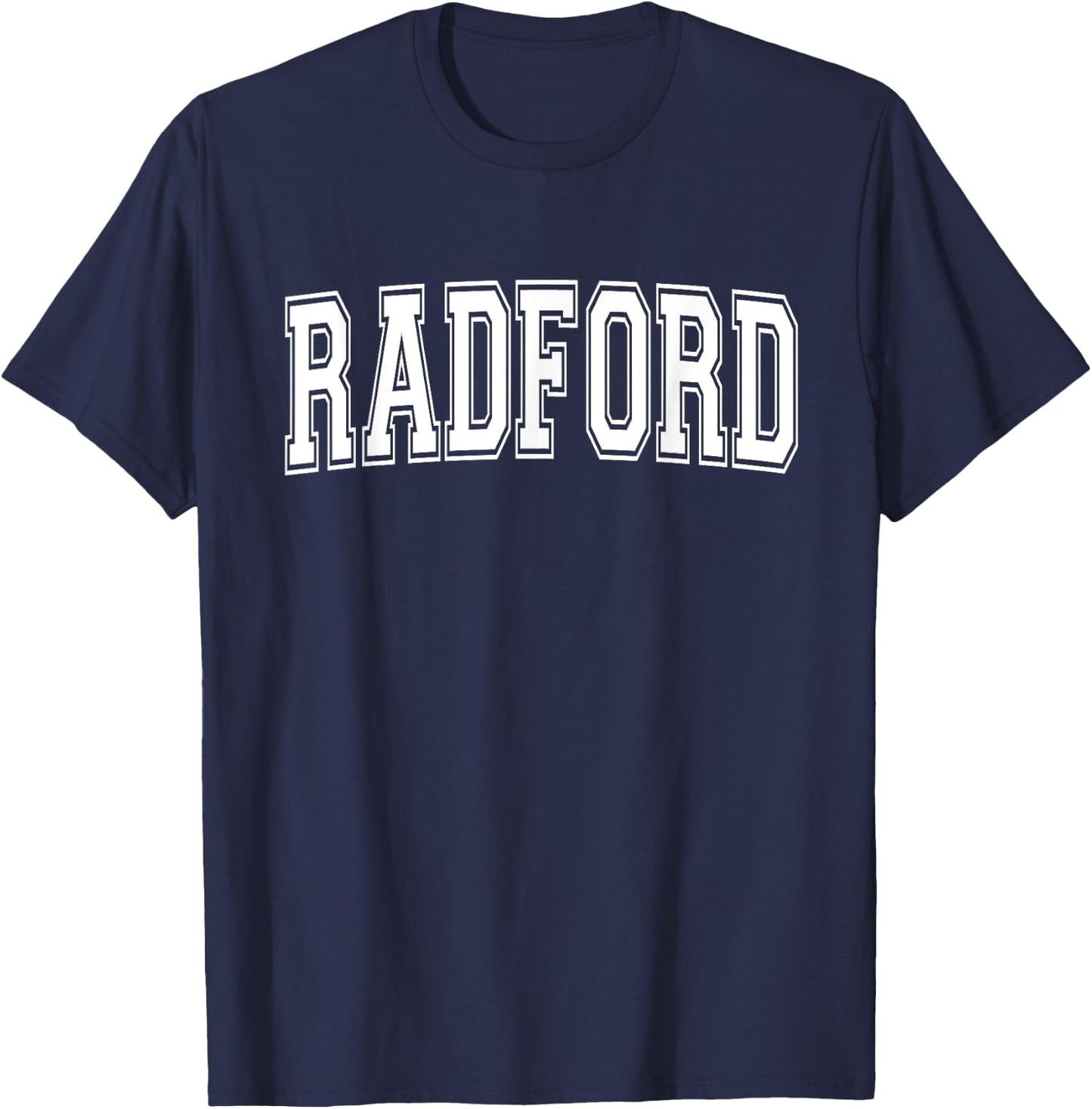 RADFORD VA VIRGINIA USA Vintage Sports Varsity Style T-Shirt - T-Shirt | Navy