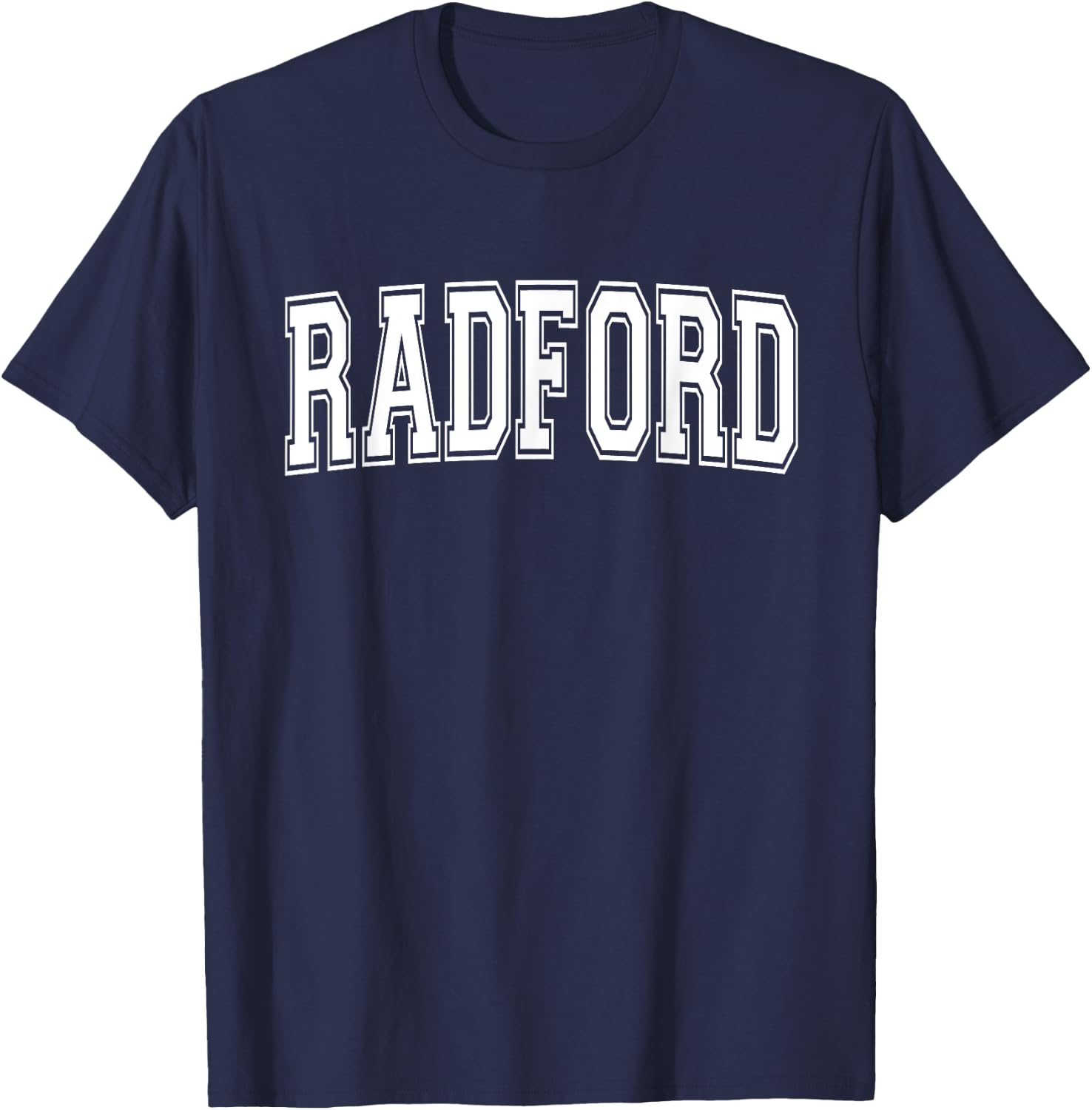 RADFORD VA VIRGINIA USA Vintage Sports Varsity Style T-Shirt - T-Shirt | Navy
