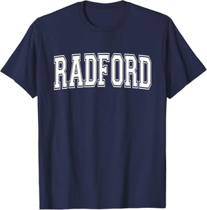 RADFORD VA VIRGINIA USA Vintage Sports Varsity Style T-Shirt - T-Shirt | Navy