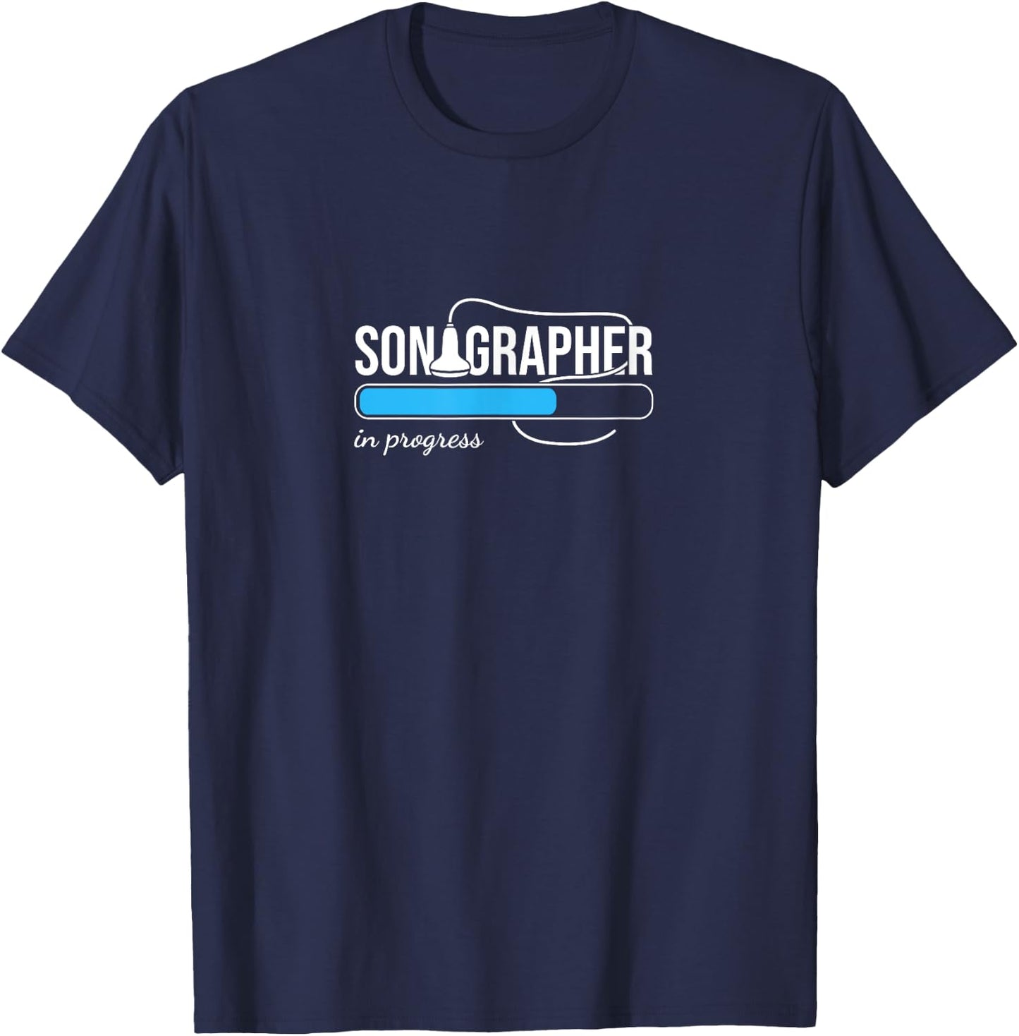 Future Sonographer merch Ultrasound Tech T-Shirt - T-Shirt | Navy
