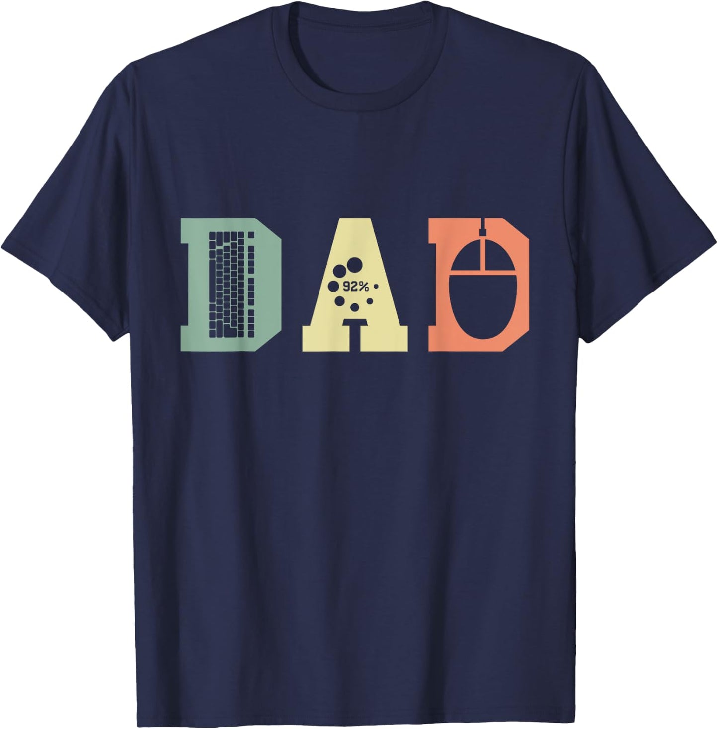 Programmer Dad Programming Software Developer Fathers Day T-Shirt - T-Shirt | Navy