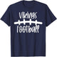 Vikings Football School Spirit Team Mascot Game Night T-Shirt - T-Shirt | Navy