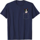 Boston Terrier Boston-Bulldog Women Kids T-Shirt - T-Shirt | Navy