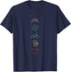 Bike Mountains Forest and Beer MTB Mountain Bike T-Shirt - T-Shirt | Navy