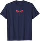 Red Dragonfly T-Shirt - T-Shirt | Navy