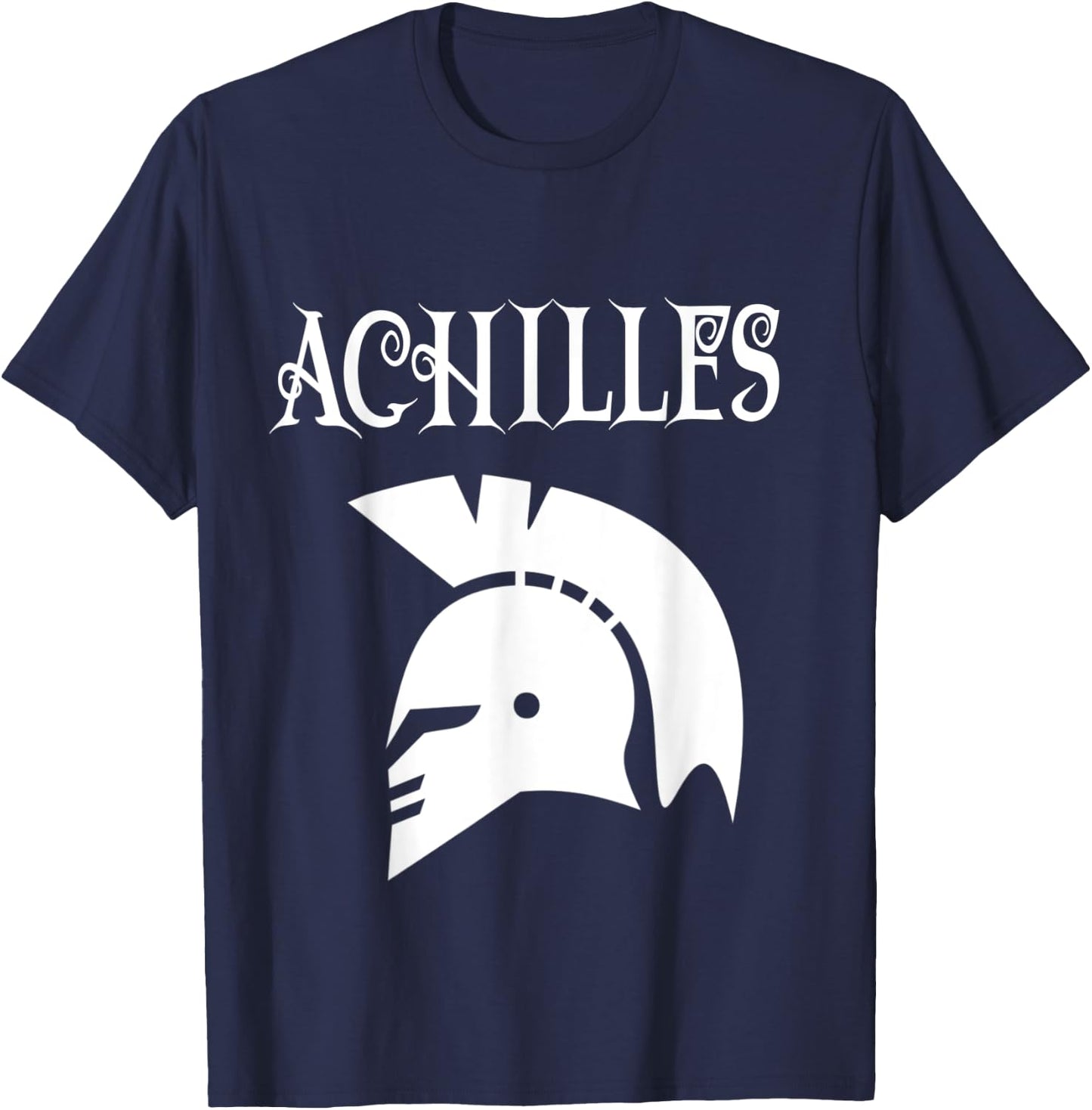 Achilles Costume. Simple, Greek God Workout Achilles Costume T-Shirt - T-Shirt | Navy