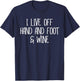 Hand and Foot Card Game Lover Gift Funny Wine Lovers T-Shirt - T-Shirt | Navy